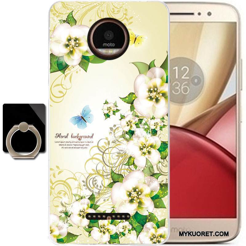 Kuori Moto C Sarjakuva Puhelimen Kuoret Musta, Kotelo Moto C Suojaus Murtumaton