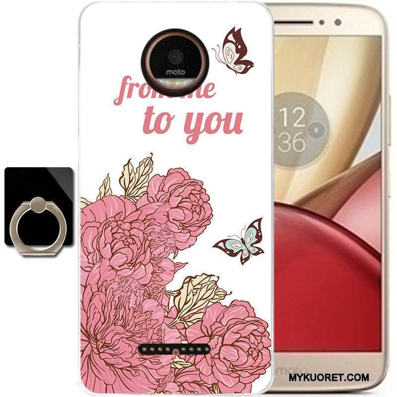 Kuori Moto C Sarjakuva Puhelimen Kuoret Musta, Kotelo Moto C Suojaus Murtumaton