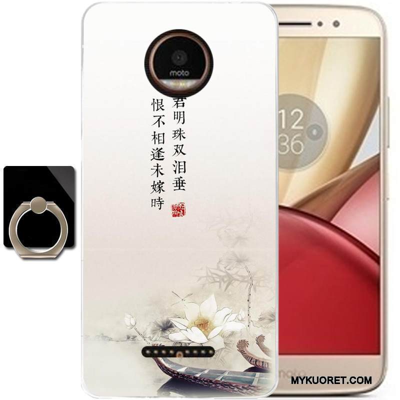 Kuori Moto C Silikoni Puhelimen Kuoret Tuuli, Kotelo Moto C Laukut Murtumaton Musta