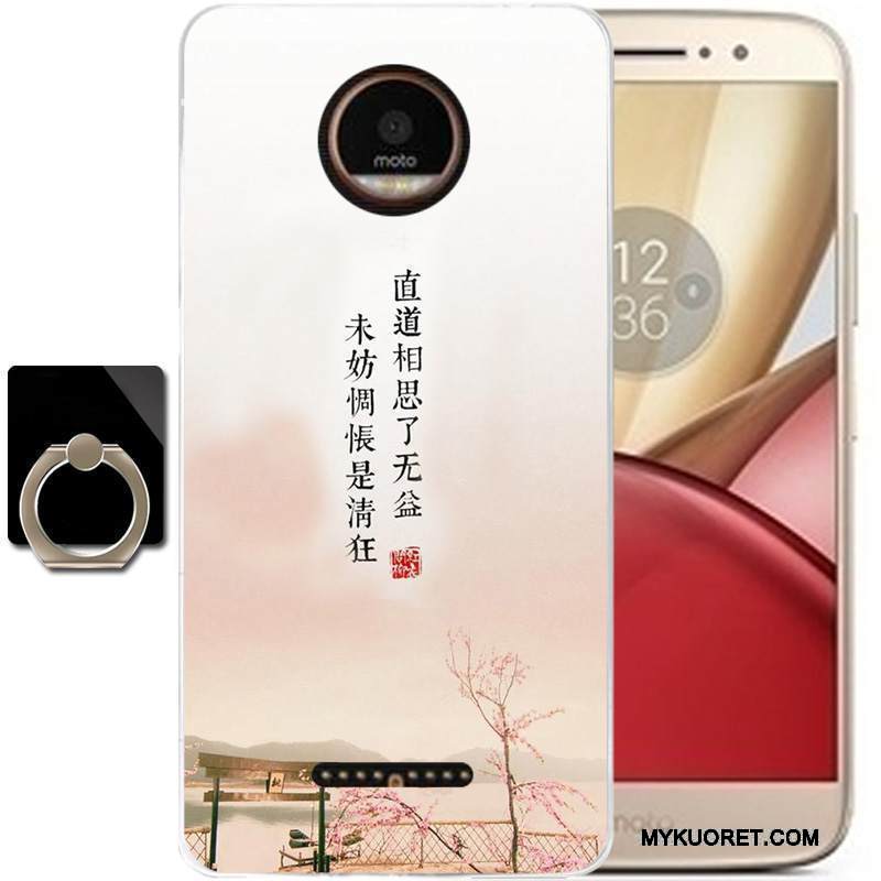 Kuori Moto C Silikoni Puhelimen Kuoret Tuuli, Kotelo Moto C Laukut Murtumaton Musta