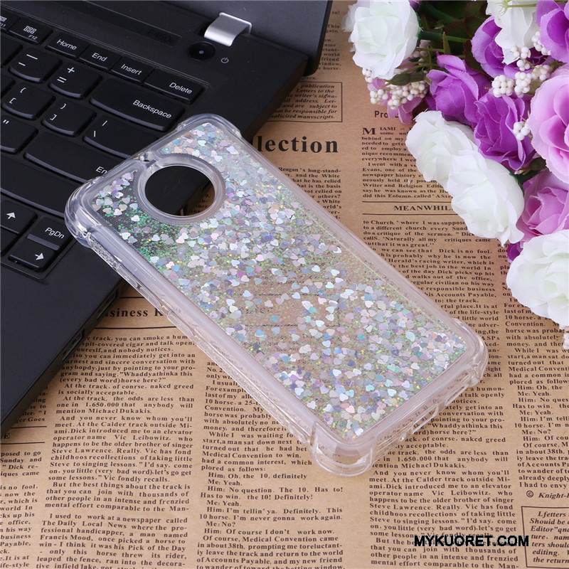 Kuori Moto E4 Laukut Eurooppa Juoksuhiekka, Kotelo Moto E4 Pehmeä Neste Neste Jauhe