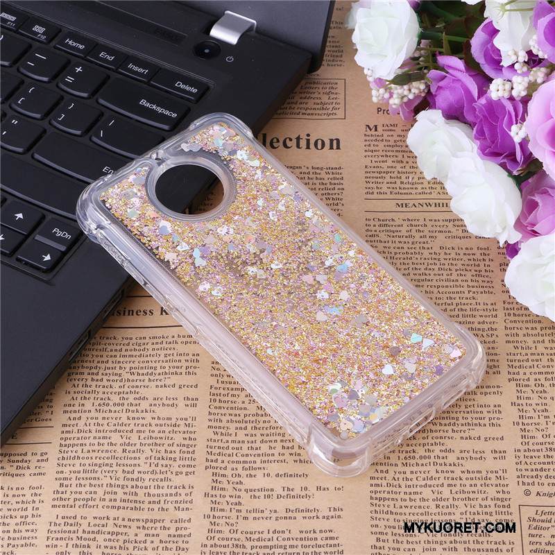 Kuori Moto E4 Laukut Eurooppa Juoksuhiekka, Kotelo Moto E4 Pehmeä Neste Neste Jauhe