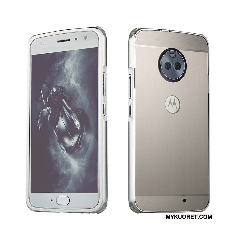 Kuori Moto E4 Plus Metalli Jauhe Murtumaton, Kotelo Moto E4 Plus Suojaus Johdin Puhelimen Kuoret