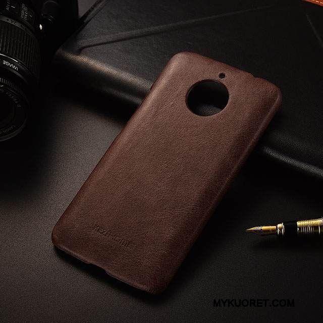 Kuori Moto E4 Plus Nahka Ultra Ohut, Kotelo Moto E4 Plus Suojaus Puhelimen Kuoret