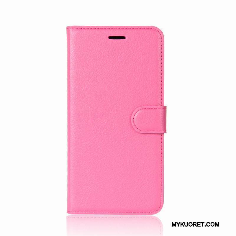 Kuori Moto E4 Plus Salkku Kortti Puhelimen Kuoret, Kotelo Moto E4 Plus Suojaus Punainen