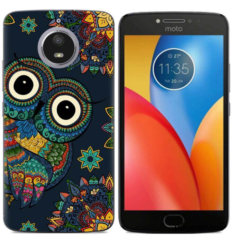 Kuori Moto E4 Plus Suojaus Kukkakuvio Puhelimen Kuoret, Kotelo Moto E4 Plus Monivärinen Murtumaton