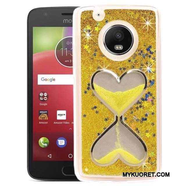 Kuori Moto E4 Suojaus Sininen Murtumaton, Kotelo Moto E4 Laukut Puhelimen Kuoret Juoksuhiekka