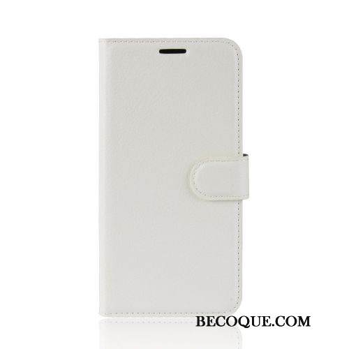 Kuori Moto E6 Plus Kuoret Litsi Trendi, Kotelo Moto E6 Plus Nahka Sininen Puhelimen Kuoret