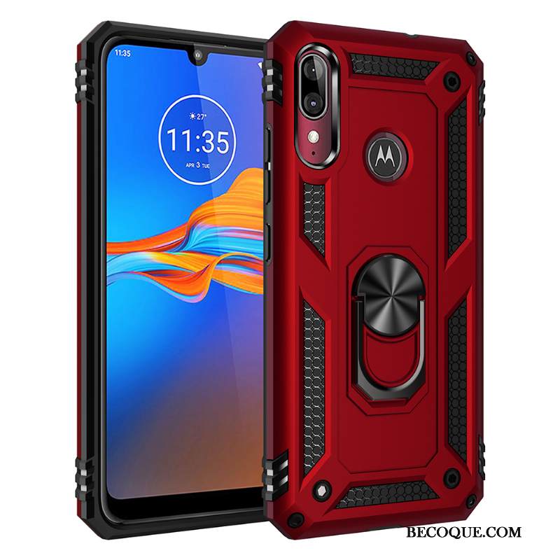 Kuori Moto E6 Plus Laukut Auto Puhelimen Kuoret, Kotelo Moto E6 Plus Punainen Kova