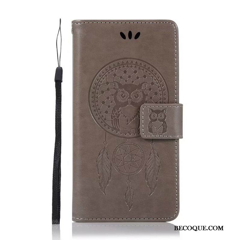 Kuori Moto E6 Plus Nahka Kortti Violetti, Kotelo Moto E6 Plus Kuoret Kukkakuvio Puhelimen Kuoret