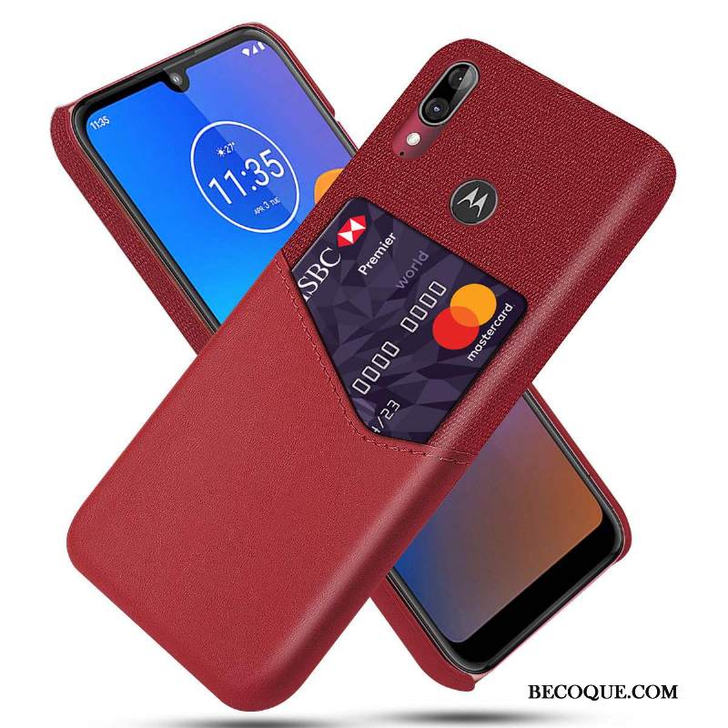 Kuori Moto E6 Plus Nahka Pesty Suede Puhelimen Kuoret, Kotelo Moto E6 Plus Kukkakuvio Musta