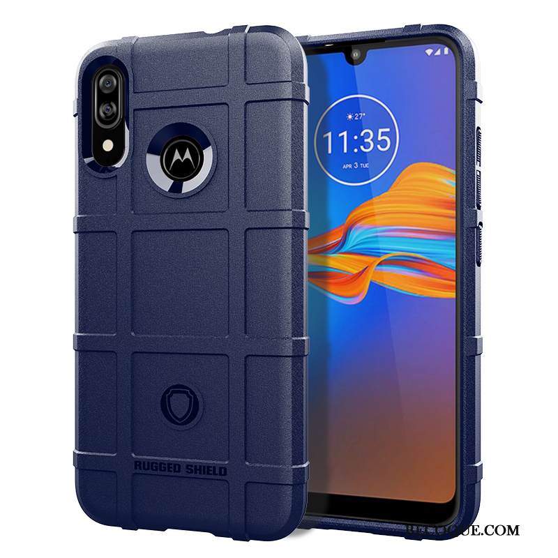 Kuori Moto E6 Plus Suojaus Murtumaton Puhelimen Kuoret, Kotelo Moto E6 Plus Laukut Musta Pu