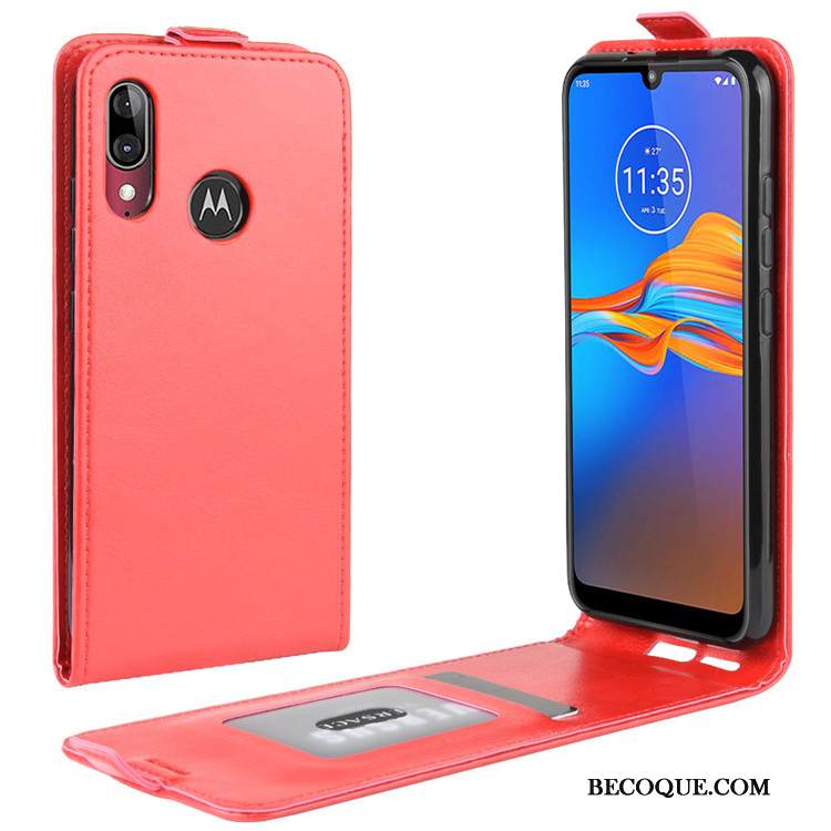 Kuori Moto E6 Plus Suojaus Murtumaton Puhelimen Kuoret, Kotelo Moto E6 Plus Nahka