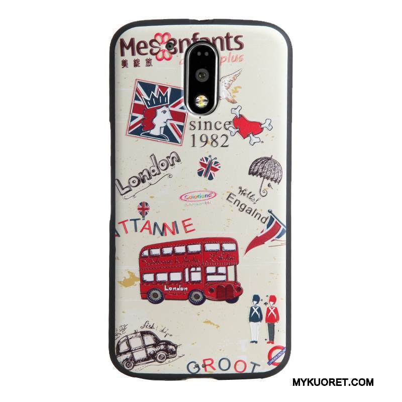 Kuori Moto G4 Play Kohokuviointi Trendi Puhelimen Kuoret, Kotelo Moto G4 Play Suojaus