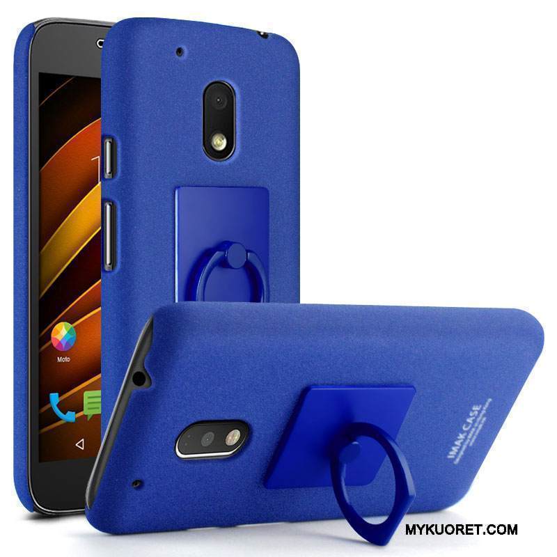 Kuori Moto G4 Play Laukut Niitti Cowboy, Kotelo Moto G4 Play Suojaus Pesty Suede Puhelimen Kuoret