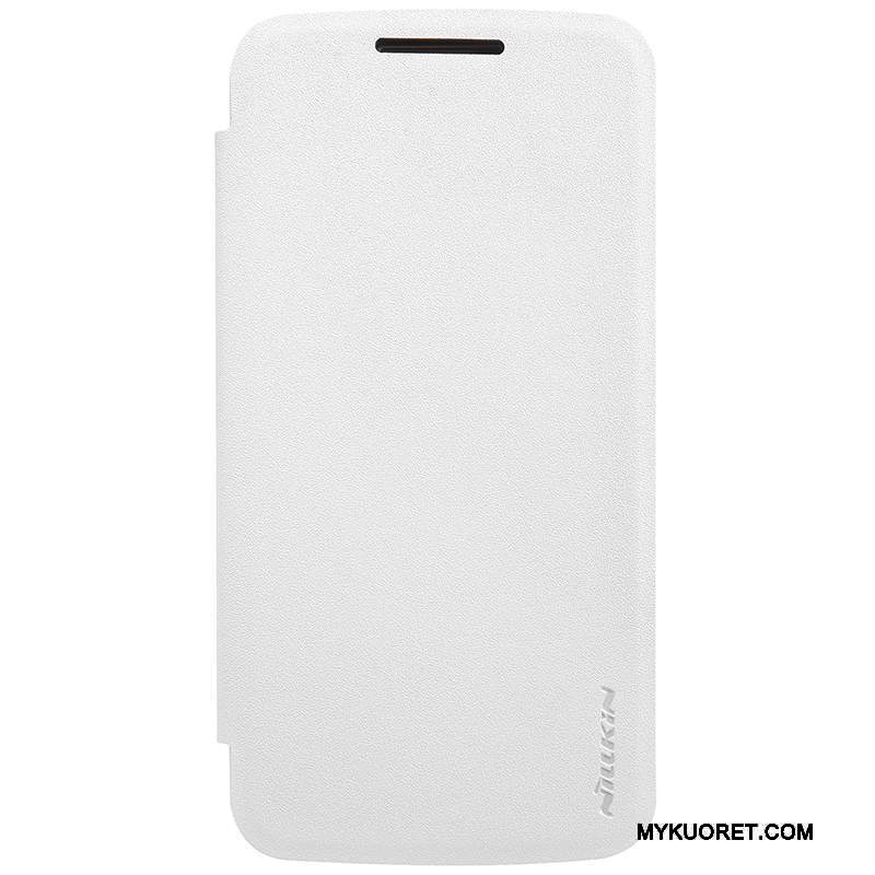 Kuori Moto G4 Play Nahka Puhelimen Kuoret Kulta, Kotelo Moto G4 Play Suojaus Valkoinen