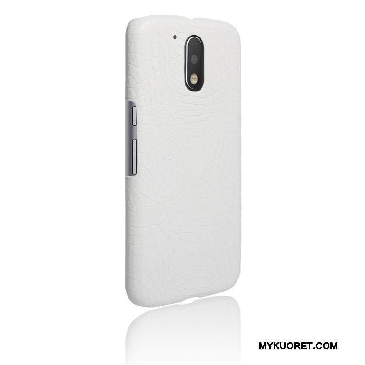 Kuori Moto G4 Play Nahka Punainen Kova, Kotelo Moto G4 Play Suojaus Kehys Murtumaton