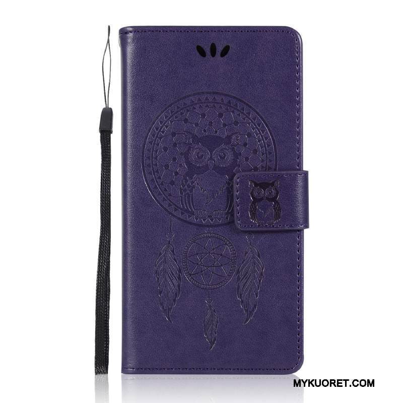 Kuori Moto G4 Play Nahka Tuuli Jauhe, Kotelo Moto G4 Play Kissa