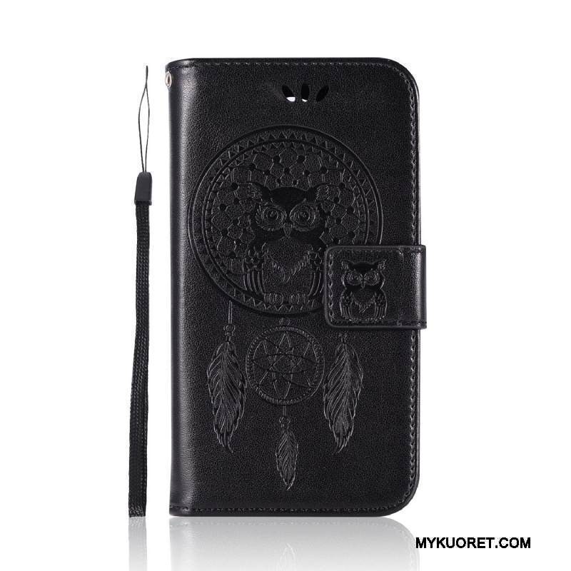 Kuori Moto G4 Play Nahka Tuuli Jauhe, Kotelo Moto G4 Play Kissa