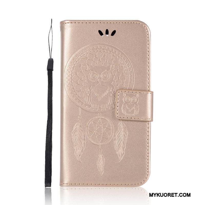 Kuori Moto G4 Play Nahka Tuuli Jauhe, Kotelo Moto G4 Play Kissa