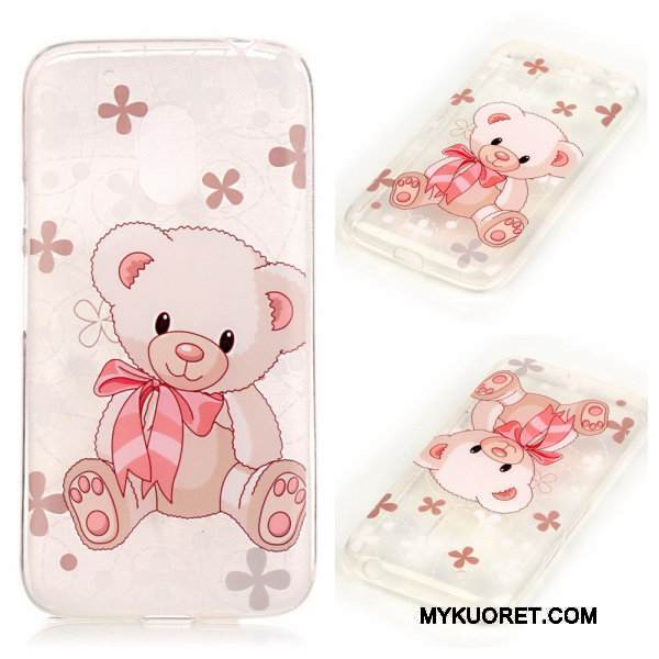 Kuori Moto G4 Play Pehmeä Neste Läpinäkyvä Puhelimen Kuoret, Kotelo Moto G4 Play Laukut Sininen