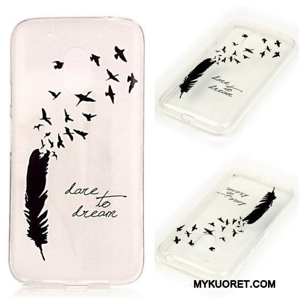 Kuori Moto G4 Play Pehmeä Neste Läpinäkyvä Puhelimen Kuoret, Kotelo Moto G4 Play Laukut Sininen