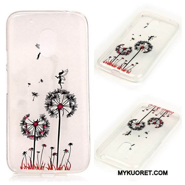 Kuori Moto G4 Play Pehmeä Neste Läpinäkyvä Puhelimen Kuoret, Kotelo Moto G4 Play Laukut Sininen