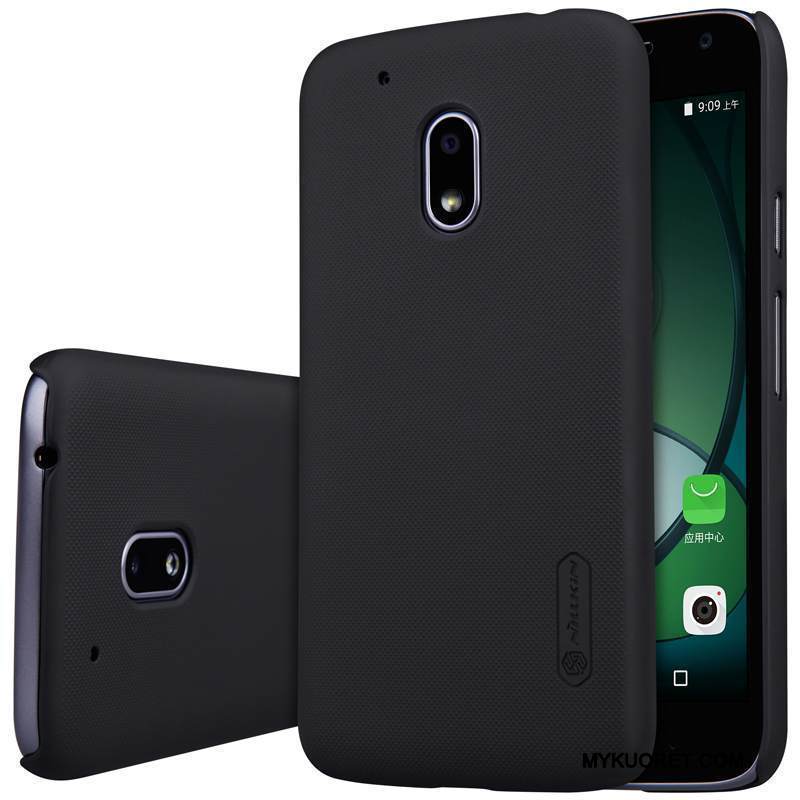 Kuori Moto G4 Play Suojaus Kulta Puhelimen Kuoret, Kotelo Moto G4 Play Punainen Pesty Suede
