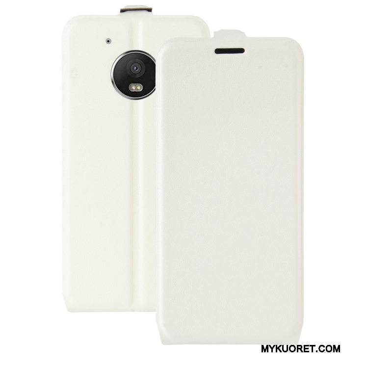 Kuori Moto G5 Nahka Puhelimen Kuoret Kortti, Kotelo Moto G5 Kuoret Jauhe