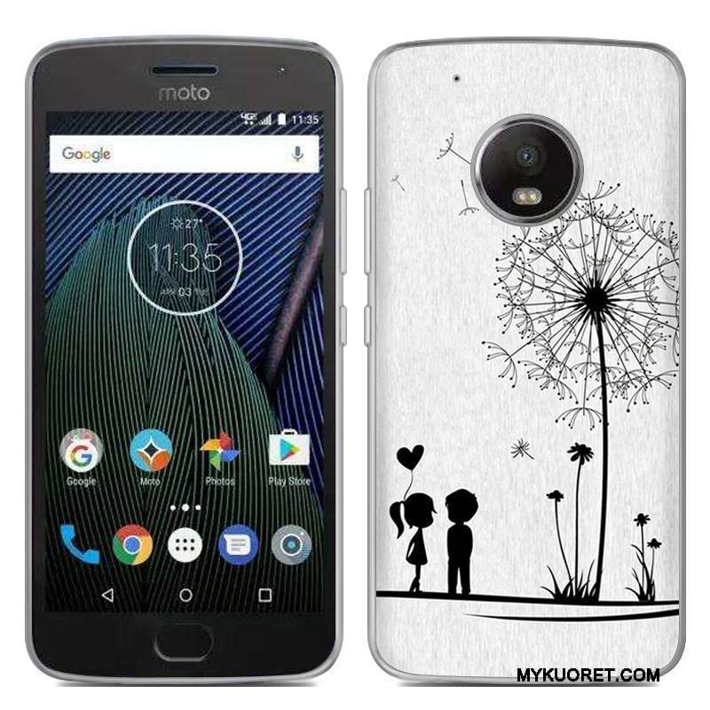Kuori Moto G5 Pehmeä Neste Puhelimen Kuoret Hyvä Myynti, Kotelo Moto G5 Sarjakuva Musta Uusi