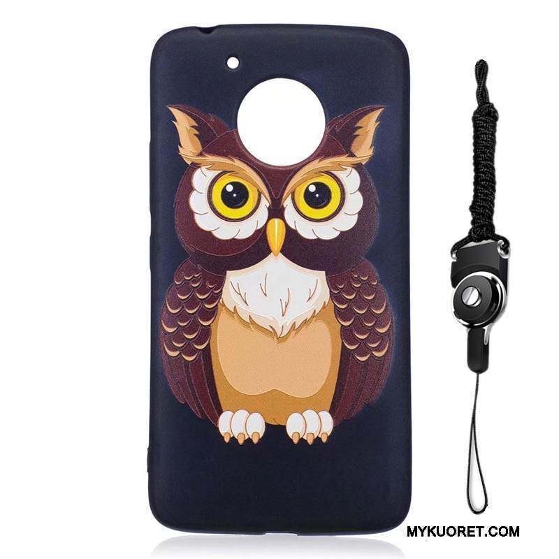 Kuori Moto G5 Pehmeä Neste Puhelimen Kuoret Tummansininen, Kotelo Moto G5 Suojaus Pesty Suede