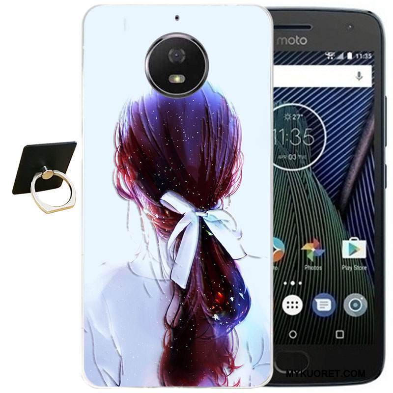 Kuori Moto G5 Plus Kohokuviointi Tuuli Jauhe, Kotelo Moto G5 Plus Silikoni Puhelimen Kuoret