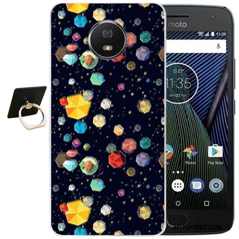 Kuori Moto G5 Plus Kohokuviointi Tuuli Jauhe, Kotelo Moto G5 Plus Silikoni Puhelimen Kuoret