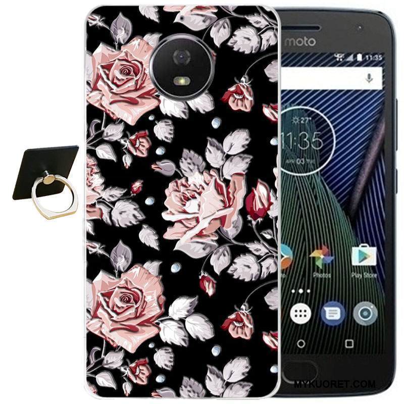 Kuori Moto G5 Plus Kohokuviointi Tuuli Jauhe, Kotelo Moto G5 Plus Silikoni Puhelimen Kuoret