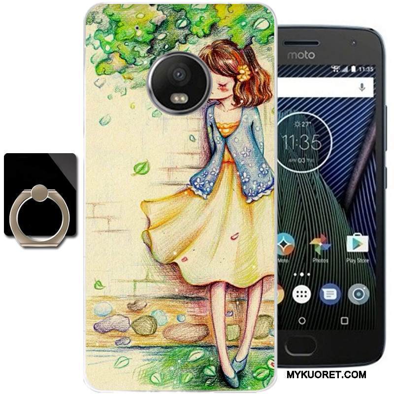 Kuori Moto G5 Plus Monivärinen Puhelimen Kuoret Trendi, Kotelo Moto G5 Plus Tila Kustannukset