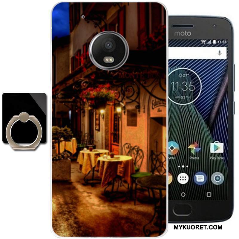 Kuori Moto G5 Plus Monivärinen Puhelimen Kuoret Trendi, Kotelo Moto G5 Plus Tila Kustannukset