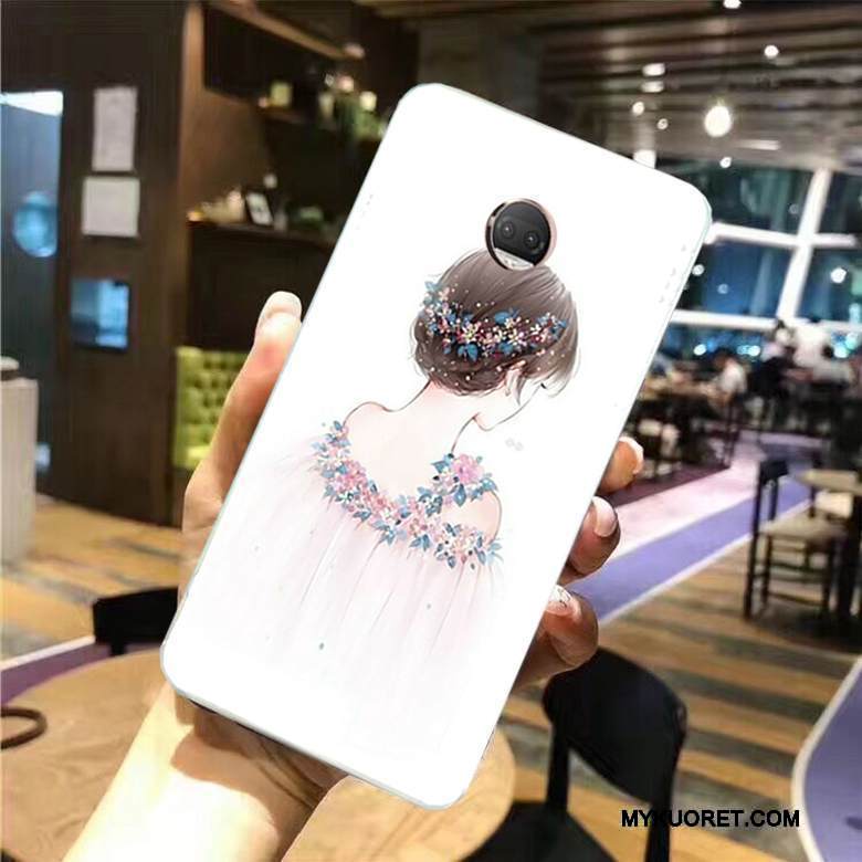 Kuori Moto G5 Plus Pehmeä Neste Musta Puhelimen Kuoret, Kotelo Moto G5 Plus Maalaus