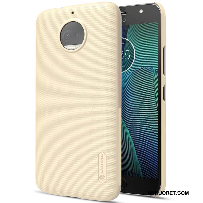 Kuori Moto G5 Plus Suojaus Keltainen Vaalean, Kotelo Moto G5 Plus Kova Pesty Suede