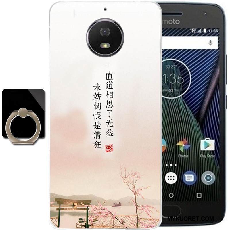 Kuori Moto G5 Plus Suojaus Murtumaton Harmaa, Kotelo Moto G5 Plus Puhelimen Kuoret