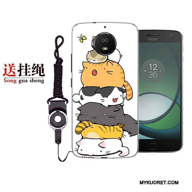 Kuori Moto G5 Plus Suojaus Trendi Punainen, Kotelo Moto G5 Plus Sarjakuva Puhelimen Kuoret Murtumaton