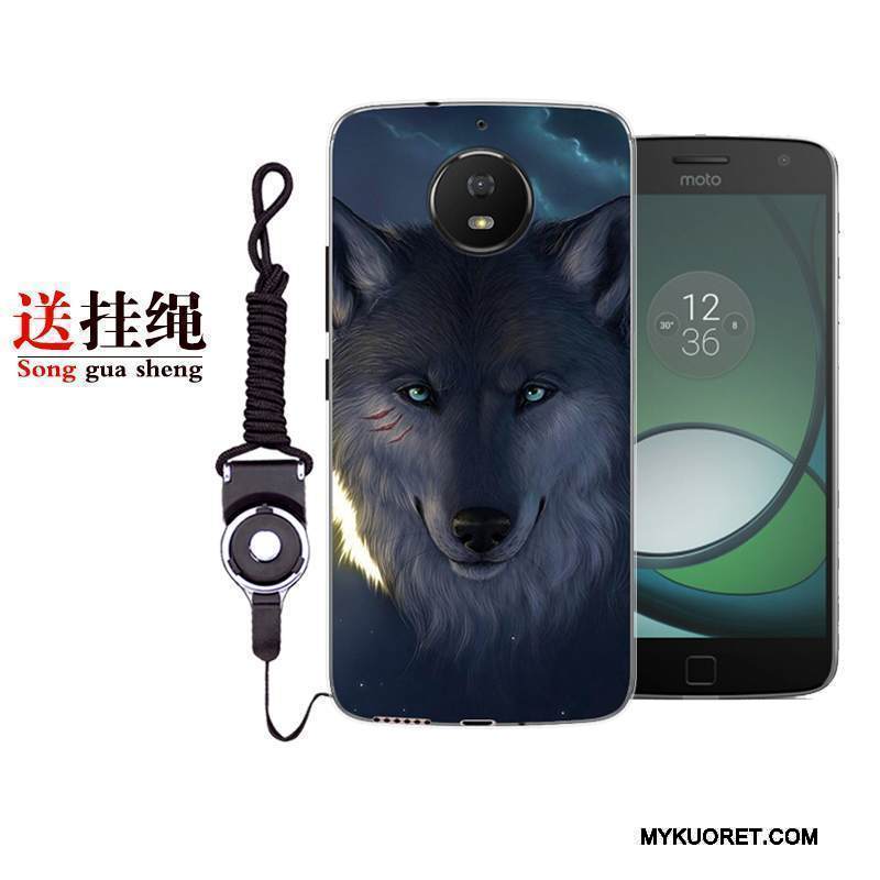 Kuori Moto G5 Plus Suojaus Trendi Punainen, Kotelo Moto G5 Plus Sarjakuva Puhelimen Kuoret Murtumaton