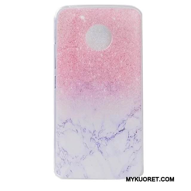 Kuori Moto G5 Silikoni Läpinäkyvä Ohut, Kotelo Moto G5 Laukut Punainen Puhelimen Kuoret