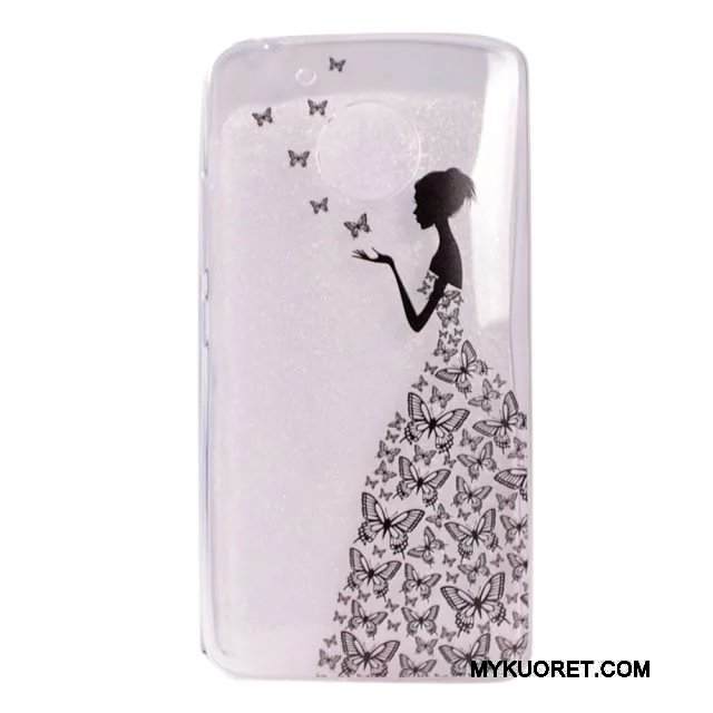 Kuori Moto G5 Silikoni Läpinäkyvä Ohut, Kotelo Moto G5 Laukut Punainen Puhelimen Kuoret