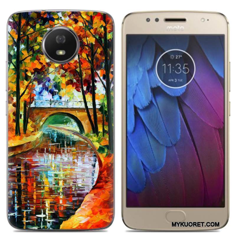 Kuori Moto G5 Suojaus Uusi Murtumaton, Kotelo Moto G5 Pehmeä Neste 说 Trendi