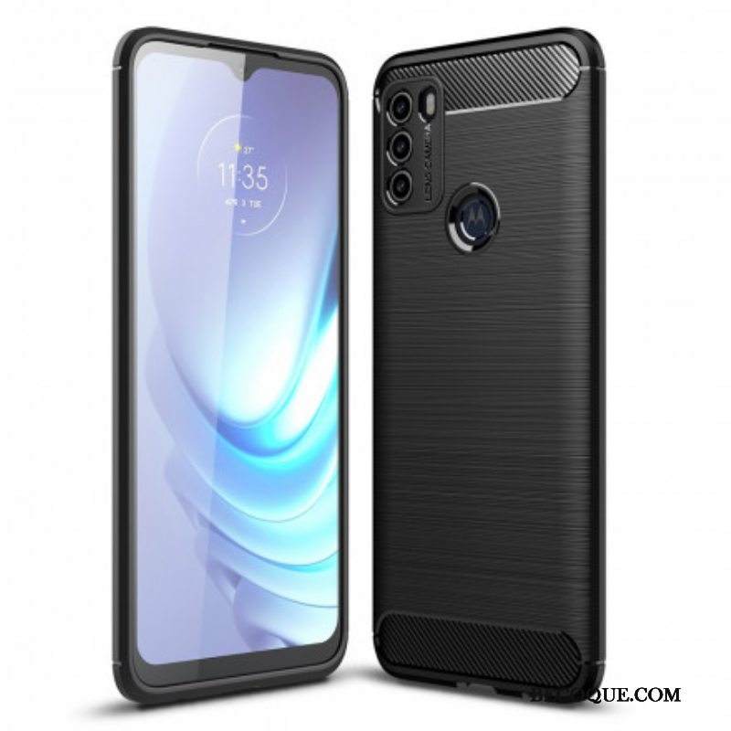 Kuori Moto G50 Harjattua Hiilikuitua