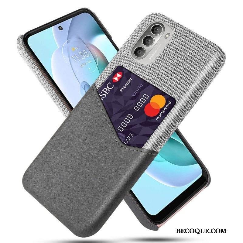 Kuori Moto G51 5G Ksq-korttikotelo