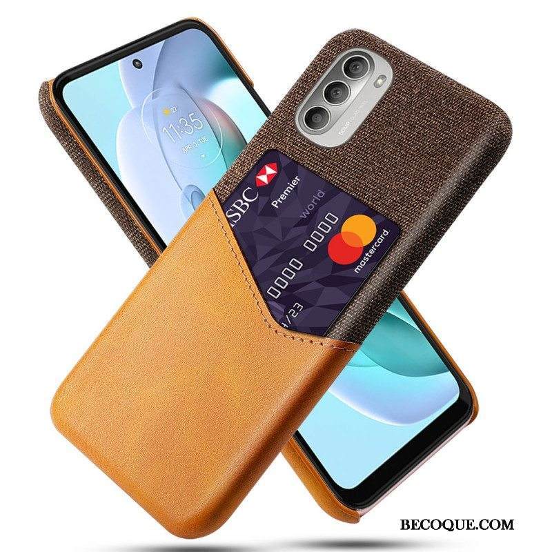 Kuori Moto G51 5G Ksq-korttikotelo