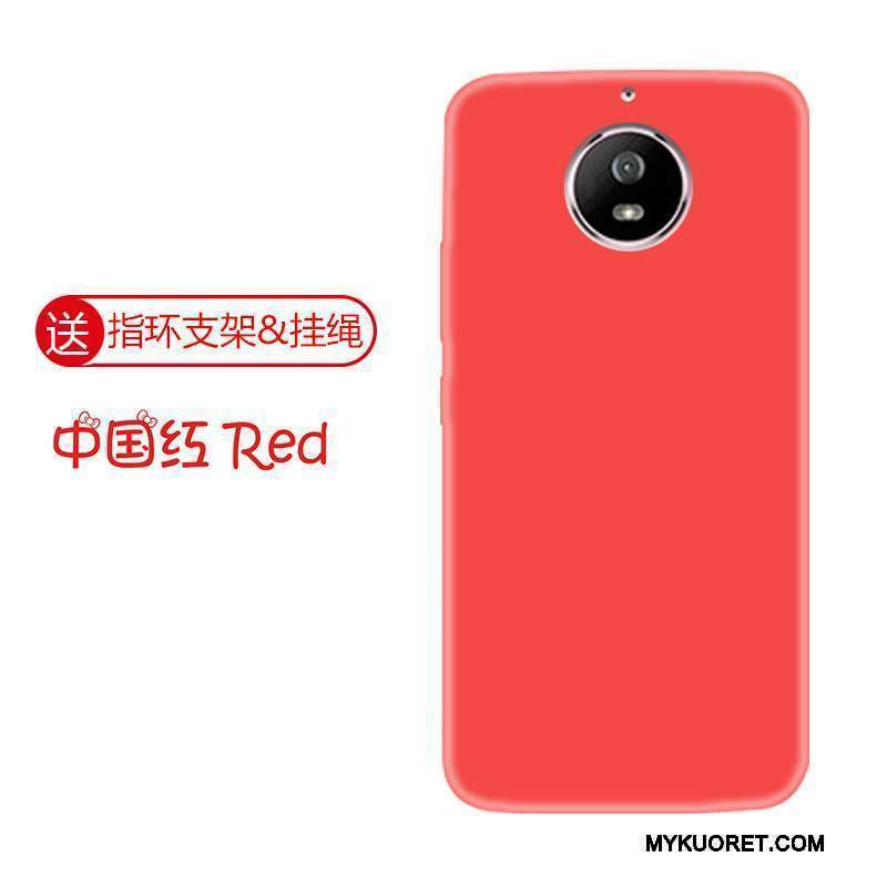 Kuori Moto G5s Laukut Murtumaton Persoonallisuus, Kotelo Moto G5s Pehmeä Neste Punainen Puhelimen Kuoret