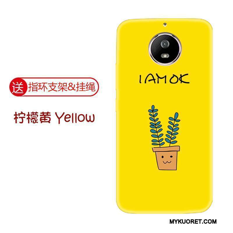 Kuori Moto G5s Laukut Murtumaton Persoonallisuus, Kotelo Moto G5s Pehmeä Neste Punainen Puhelimen Kuoret