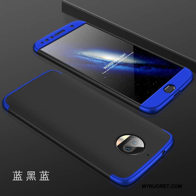 Kuori Moto G5s Laukut Murtumaton Sininen, Kotelo Moto G5s Suojaus Trendi Puhelimen Kuoret